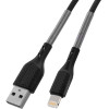 FORCELL F-Energy Carbon CB-01A Cable Usb A To Lightning 2,4A 12W 1 m black
