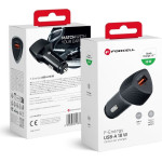FORCELL F-Energy Carbon CC50-1A Car Charger Usb A QC3.0 3A 18W black