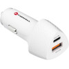 FORCELL F-Energy Carbon CC50-1A1C Car Charger Type C + Usb A Pd QC3.0 3A 38W white