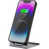 FORCELL F-Energy Flip Charge Qi2 15W Wireless Charger Compatible With Magsafe silver