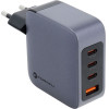FORCELL F-Energy Gan VT-46 Travel Charger 3 x Type C + Usb A Pd QC4.0 5A 100W With Pd gray