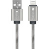 FORCELL F-Energy Metal C236 Cable Usb A To Lightning 2,4A 12W 1 m silver