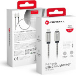 FORCELL F-Energy Metal C238 Cable Type C To Lightning Pd 3A 27W 1 m silver