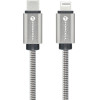 FORCELL F-Energy Metal C238 Cable Type C To Lightning Pd 3A 27W 1 m silver