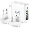 FORCELL F-Energy Multifunctional Charger 15W 4in1 With USB/USB-C socket, Power Bank 8000mAh And Wireless charging