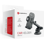 FORCELL F-Grip Carbon Bracket Regular Arm Car Holder For Windshield / Dashboard black