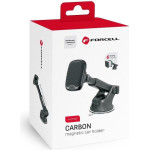 FORCELL F-Grip Carbon H-CT327 Magnetic Car Holder For Windshield / Dashboard black