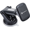 FORCELL F-Grip Carbon H-CT327 Magnetic Car Holder For Windshield / Dashboard black