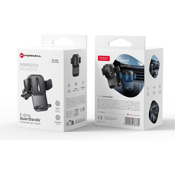 FORCELL F-Grip Guardianav Car Holder For Air Vent black