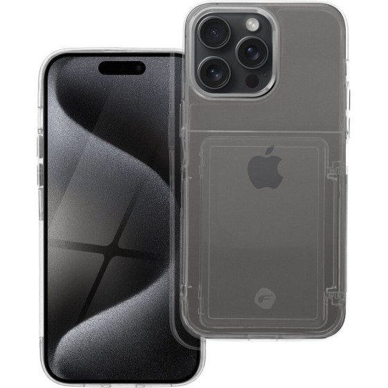 FORCELL F-Protect Crystal Pocket Case For Iphone 15 Pro Max transparent