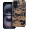 FORCELL F-Protect Levels With Dual Layer 4D technology, Military Drop-Test Compatible With Magsafe For Iphone 16 Desert camo