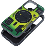 FORCELL F-Protect Levels With Dual Layer 4D technology, Military Drop-Test Compatible With Magsafe For Iphone 16 Plus Cyber green