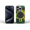FORCELL F-Protect Levels With Dual Layer 4D technology, Military Drop-Test Compatible With Magsafe For Iphone 16 Plus Cyber green