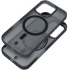 FORCELL F-Protect Levels With Dual Layer 4D technology, Military Drop-Test Compatible With Magsafe For Iphone 16 Plus Smoky black