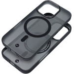 FORCELL F-Protect Levels With Dual Layer 4D technology, Military Drop-Test Compatible With Magsafe For Iphone 16 Plus Smoky black