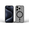 FORCELL F-Protect Levels With Dual Layer 4D technology, Military Drop-Test Compatible With Magsafe For Iphone 16 Plus Smoky black