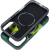 FORCELL F-Protect Levels With Dual Layer 4D technology, Military Drop-Test Compatible With Magsafe For Iphone 16 Pro Cyber green