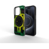 FORCELL F-Protect Levels With Dual Layer 4D technology, Military Drop-Test Compatible With Magsafe For Iphone 16 Pro Max Cyber green