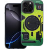 FORCELL F-Protect Levels With Dual Layer 4D technology, Military Drop-Test Compatible With Magsafe For Iphone 16 Pro Max Cyber green