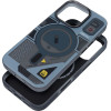 FORCELL F-Protect Levels With Dual Layer 4D technology, Military Drop-Test Compatible With Magsafe For Iphone 16 Pro Max Cyber grey