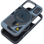FORCELL F-Protect Levels With Dual Layer 4D technology, Military Drop-Test Compatible With Magsafe For Iphone 16 Pro Max Cyber grey