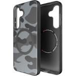 FORCELL F-Protect Levels With Dual Layer 4D technology, Military Drop-Test Compatible With Magsafe For Samsung S25 Black camo