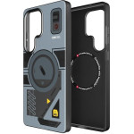 FORCELL F-Protect Levels With Dual Layer 4D technology, Military Drop-Test Compatible With Magsafe For Samsung S25 Cyber grey