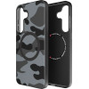 FORCELL F-Protect Levels With Dual Layer 4D technology, Military Drop-Test Compatible With Magsafe For Samsung S25 Plus Black camo