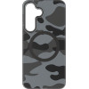 FORCELL F-Protect Levels With Dual Layer 4D technology, Military Drop-Test Compatible With Magsafe For Samsung S25 Plus Black camo