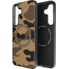 FORCELL F-Protect Levels With Dual Layer 4D technology, Military Drop-Test Compatible With Magsafe For Samsung S25 Plus Desert camo