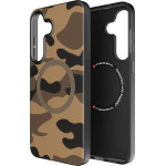 FORCELL F-Protect Levels With Dual Layer 4D technology, Military Drop-Test Compatible With Magsafe For Samsung S25 Plus Desert camo