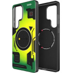 FORCELL F-Protect Levels With Dual Layer 4D technology, Military Drop-Test Compatible With Magsafe For Samsung S25 Ultra Cyber green