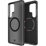 FORCELL F-Protect Levels With Dual Layer 4D technology, Military Drop-Test Compatible With Magsafe For Samsung S25 Ultra Smoky black