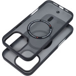 FORCELL F-Protect Levels, Dual Layer 4D technology, Military Drop-Test Compatible With Magsafe For Iphone 16 Pro Max Smoky black