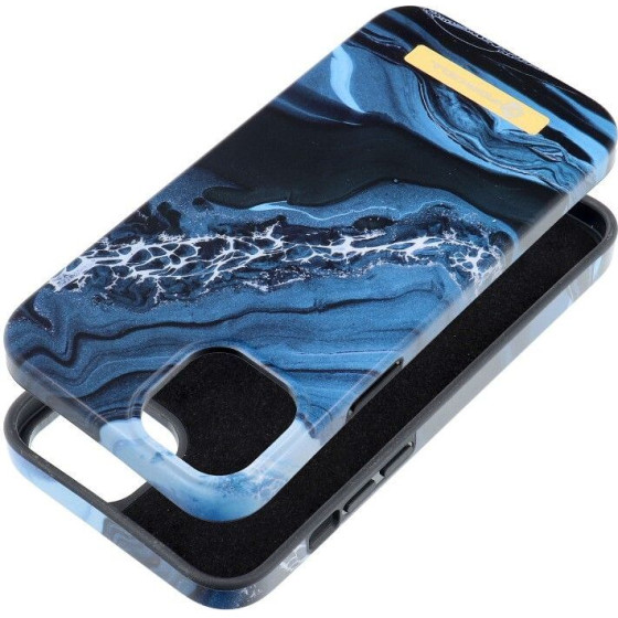 FORCELL F-Protect Mirage Case Compatible With Magsafe For Iphone 14 Plus Ocean marble