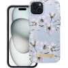 FORCELL F-Protect Mirage Case Compatible With Magsafe For Iphone 15 Plus Spring flowers