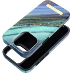 FORCELL F-Protect Mirage Case Compatible With Magsafe For Iphone 15 Pro Jade marble