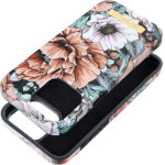 FORCELL F-Protect Mirage Case Compatible With Magsafe For Iphone 15 Pro Max Bloom bush