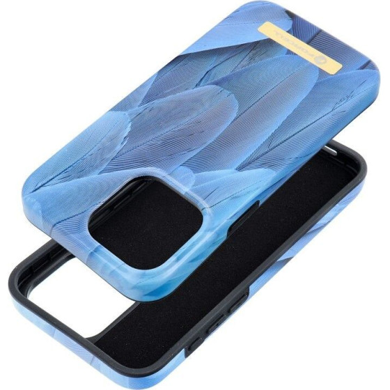 FORCELL F-Protect Mirage Case Compatible With Magsafe For Iphone 15 Pro Max Blue bird