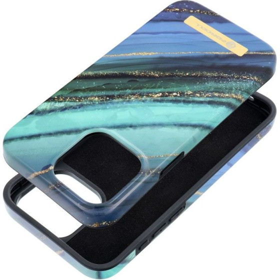 FORCELL F-Protect Mirage Case Compatible With Magsafe For Iphone 15 Pro Max Jade marble