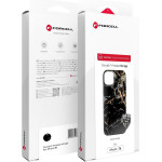 FORCELL F-Protect Mirage, Military Drop-Tested Case Compatible With Magsafe For Iphone 15 Black marble