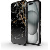FORCELL F-Protect Mirage, Military Drop-Tested Case Compatible With Magsafe For Iphone 16 Black marble