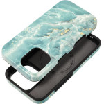 FORCELL F-Protect Mirage, Military Drop-Tested Case Compatible With Magsafe For Iphone 16 Green marble