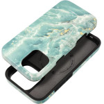 FORCELL F-Protect Mirage, Military Drop-Tested Case Compatible With Magsafe For Iphone 16 Plus Green marble