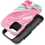 FORCELL F-Protect Mirage, Military Drop-Tested Case Compatible With Magsafe For Iphone 16 Plus Pink marble