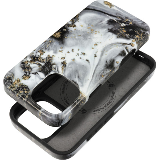 FORCELL F-Protect Mirage, Military Drop-Tested Case Compatible With Magsafe For Iphone 16 Pro Max Silver fog