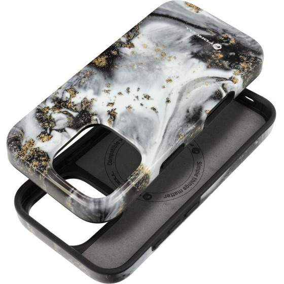 FORCELL F-Protect Mirage, Military Drop-Tested Case Compatible With Magsafe For Iphone 16 Pro Silver fog