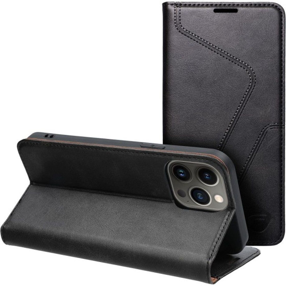FORCELL F-Protect Rfid Blocker Book Case For Iphone 13 Pro Max black