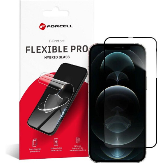 FORCELL Flexible Nano Glass 5D For Iphone 12 Pro Max black