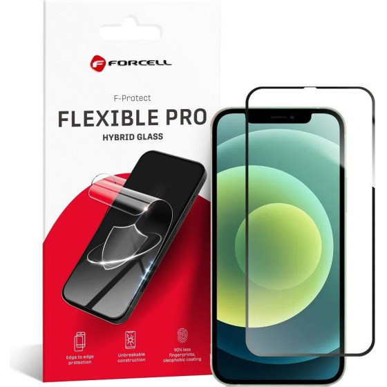 FORCELL Flexible Nano Glass 5D For Iphone 12/12 Pro black